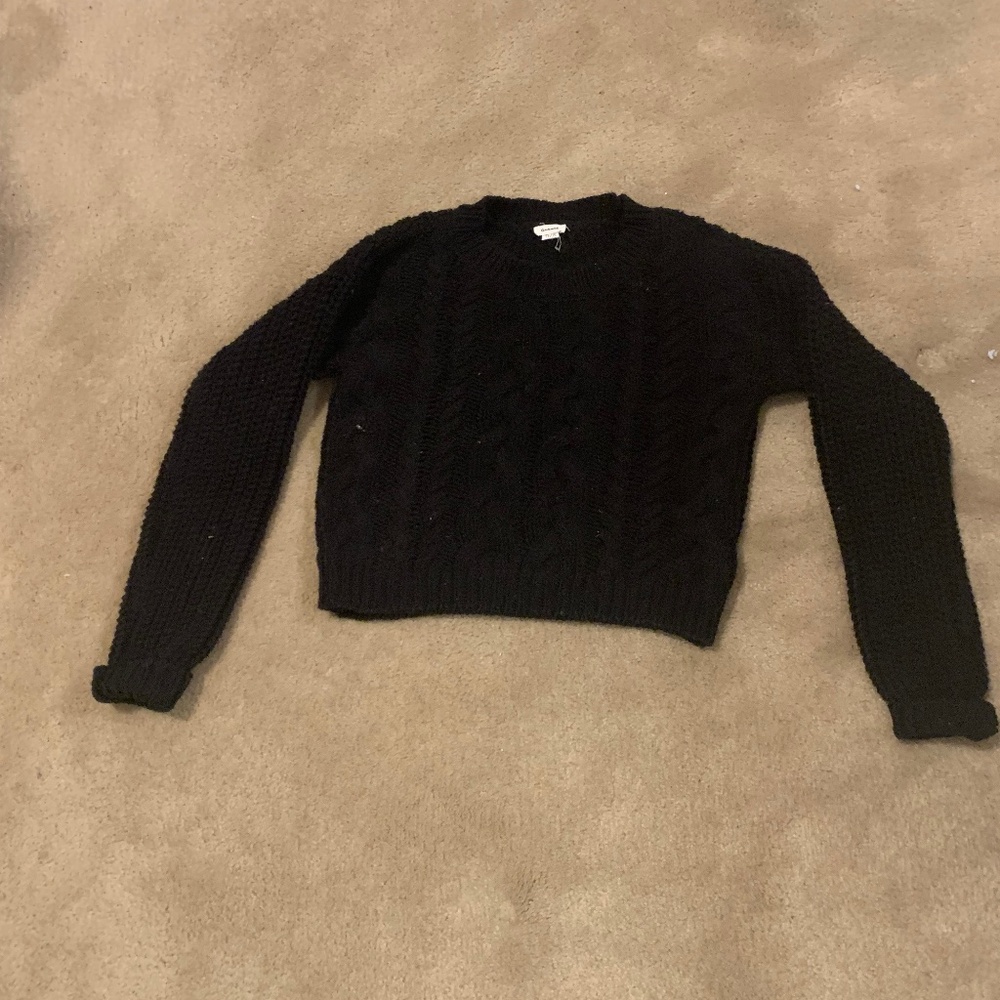 Knitted Garage sweater navy blue